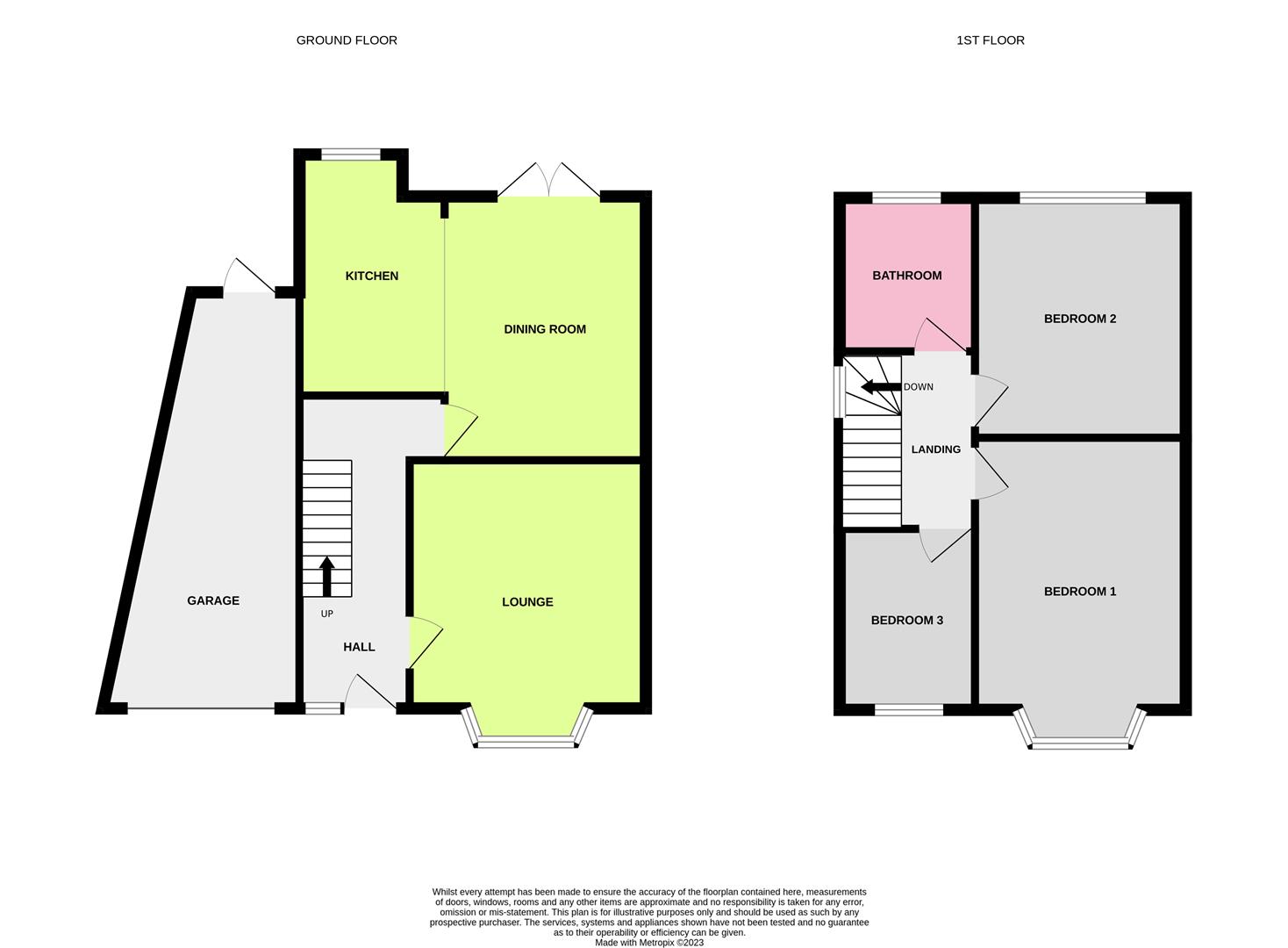 Floor Plan | House - Semi-Detached | Greenland Road, Worthing | For Sale